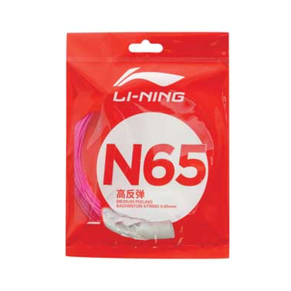 Li Ning BADMINTON STRING N65 (Rebound) AXJR014 SINGLE - Yumo Pro Shop - Racquet Sports Online Store