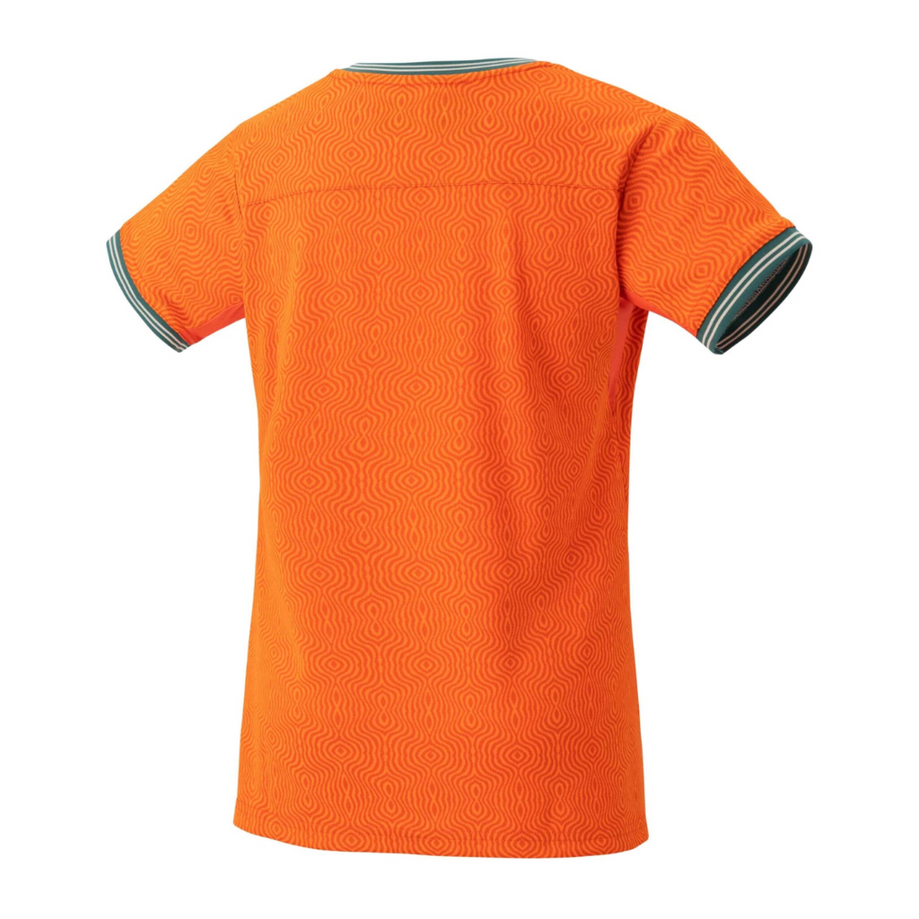 Yonex_20758_Bright_Orange_Women_crew_neck_Shirt_1_YumoProShop