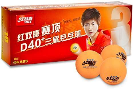 DHS D40+ 3 star Table Tennis ball [Orange] AccessoriesDHS - Yumo Pro Shop - Racquet Sports online store