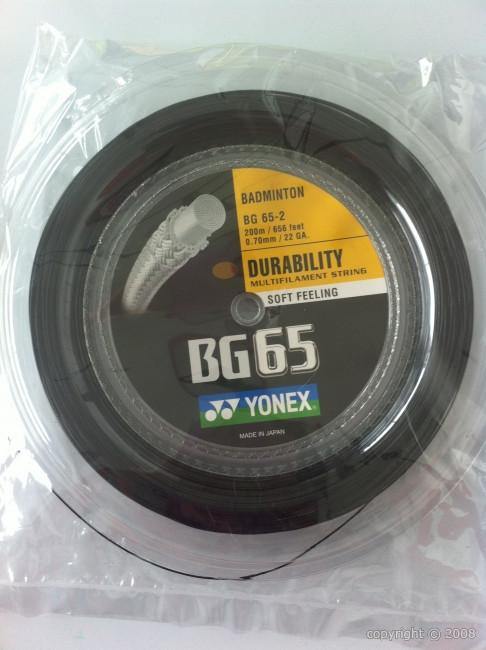Yonex BG65 - 200m Reel - Yumo Pro Shop - Racquet Sports Online Store