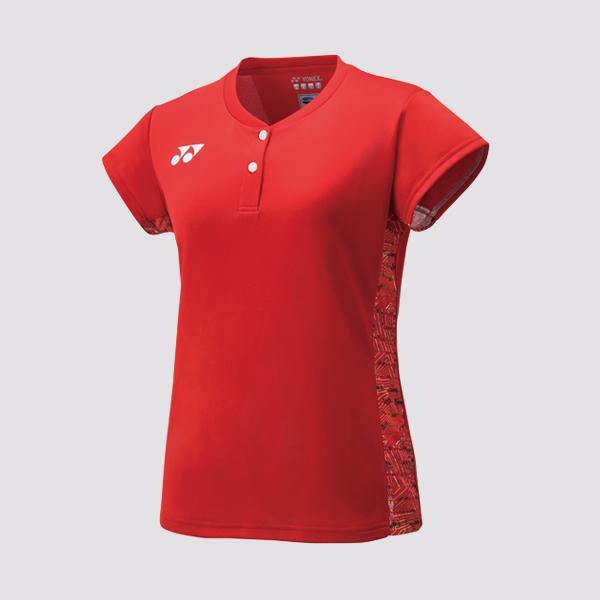 Yumo Pro Shop - Badminton Store Online - Yonex - 20412EX Women's Ladies Cap Sleeve Top Game Shirt - Red
