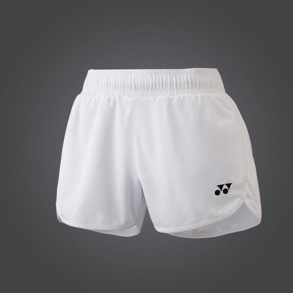 Yumo Pro Shop - Badminton Store Online - Yonex YW004EX Women's Ladies Badminton Tennis Game Shorts - White - 01