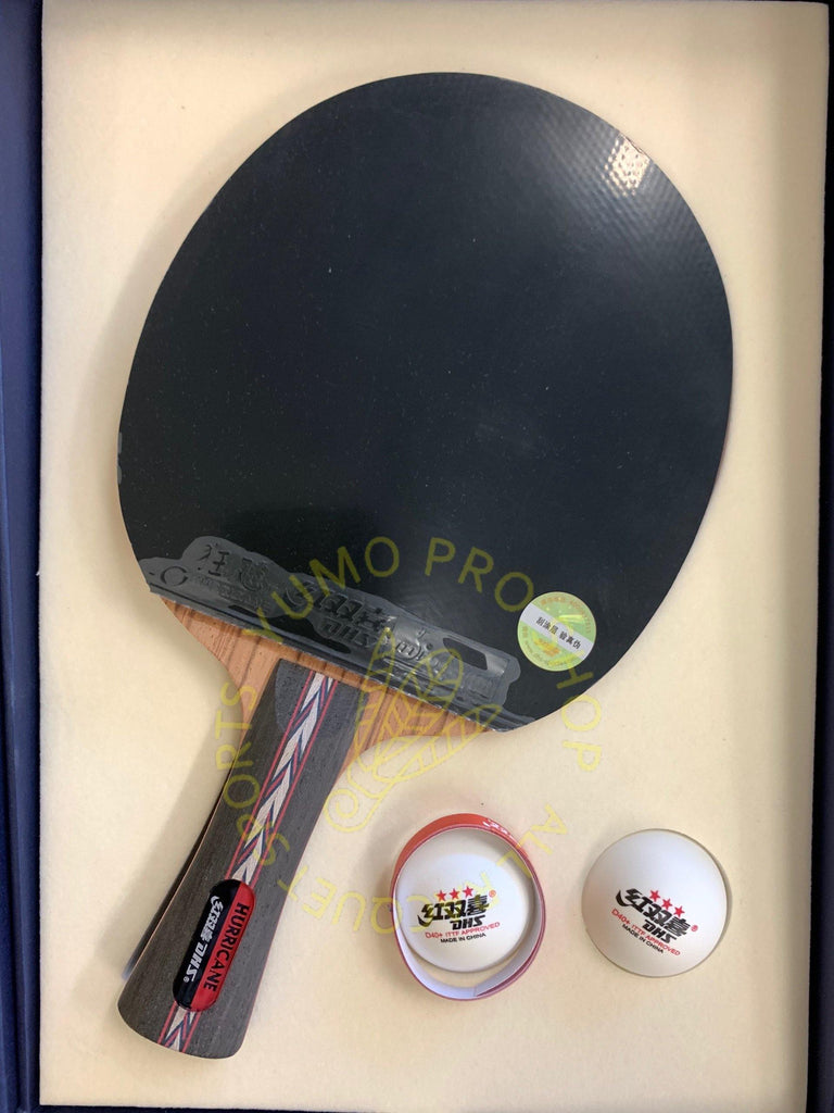 DHS Hurricane No.6 Shakehand (FL) Racket Set Table Tennis RacquetDHS - Yumo Pro Shop - Racquet Sports online store