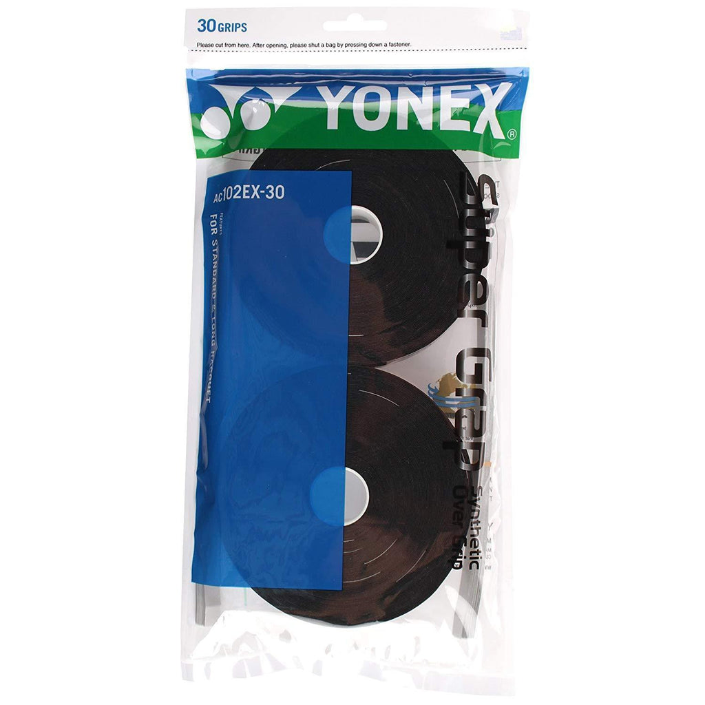 Yonex AC102EX Super Grap - 30 Pack - Black GripYonex - Yumo Pro Shop - Racquet Sports online store
