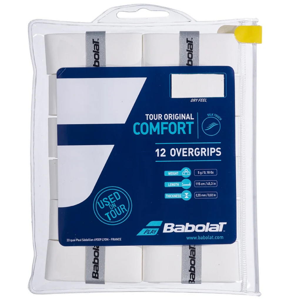 Babolat_Tour_Original_Comfort_White_X12_Grip_YumoProShop