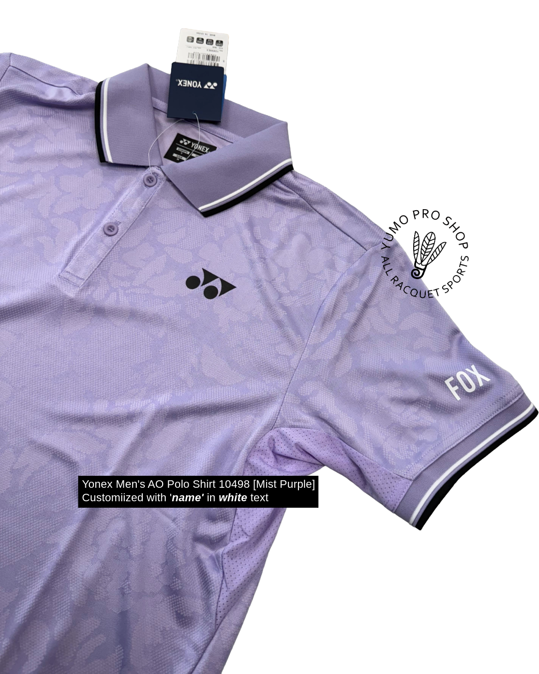 Yonex Men's AO Polo Shirt 10498 [Mist Purple] - Yumo Pro Shop