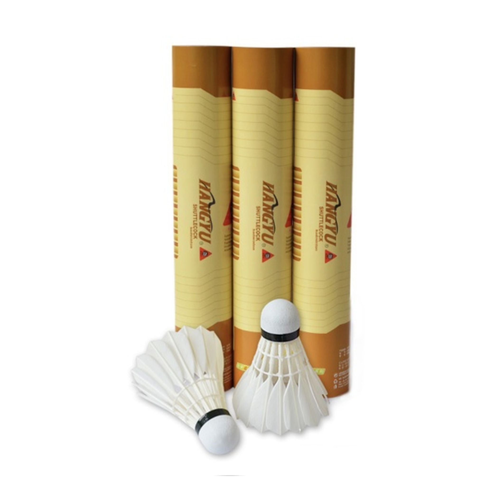Hang Yu Gold Feather Shuttles - Yumo Pro Shop – Yumo Pro Shop - Racquet ...