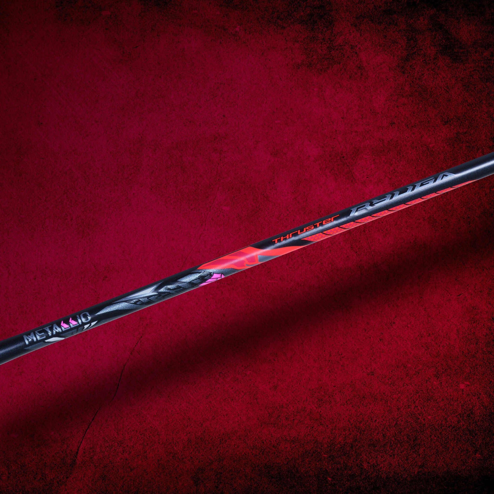 Victor Thruster RYUGA Metallic Unstrung badminton Racket [Black