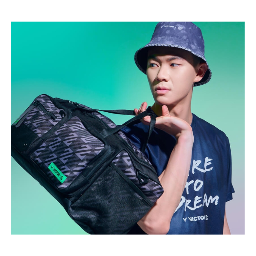 Victor BG5510LZJ-C Rectangular Racket Bag [Black] - Yumo Pro Shop