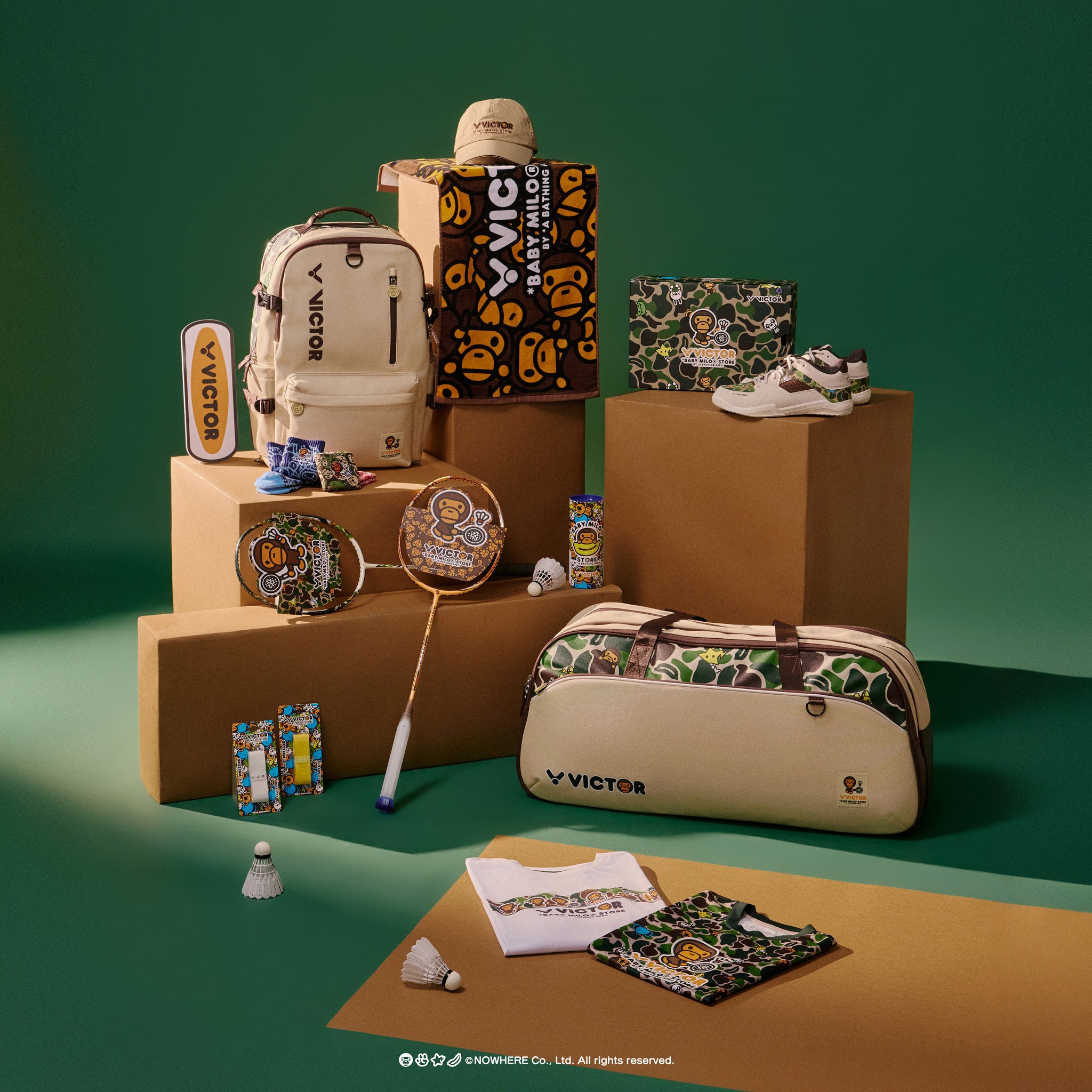 Victor X BABY MILO STORE® SP512BM-G Towel [Jungle Camo] - Yumo Pro