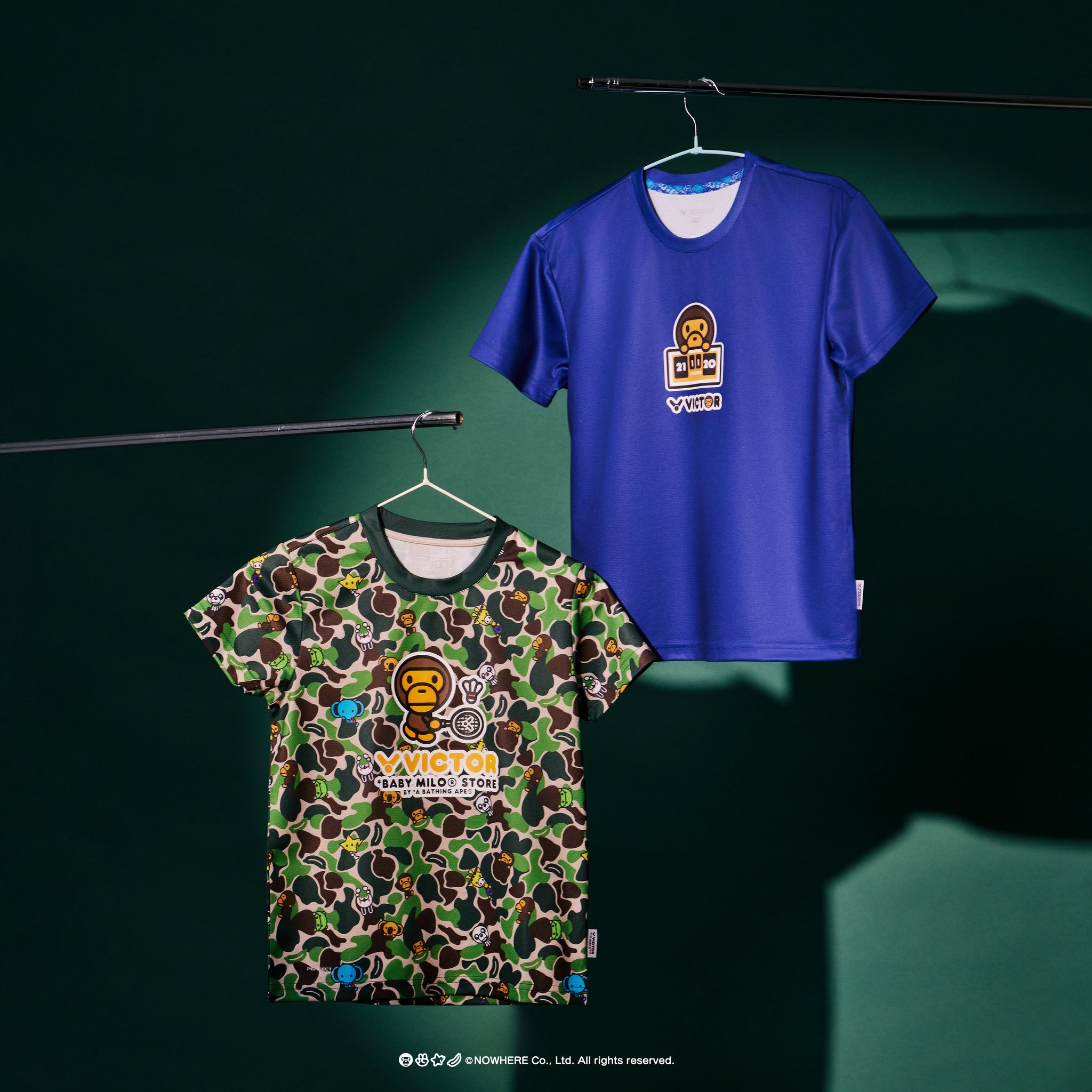 BABY MILO Tシャツ　4枚セット Victor X BABY MILO STORE® T-504JRBM-G Junior Knitted T-Shirt