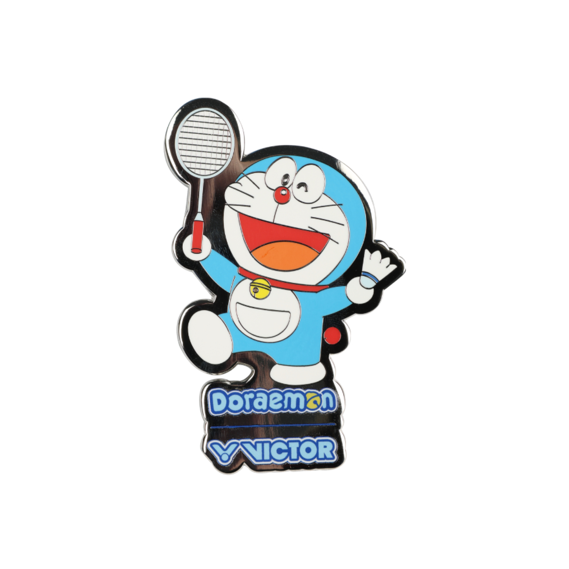 Victor X Doraemon DRM-SET-IB 2 Badminton Rackets set [Pink/Blue