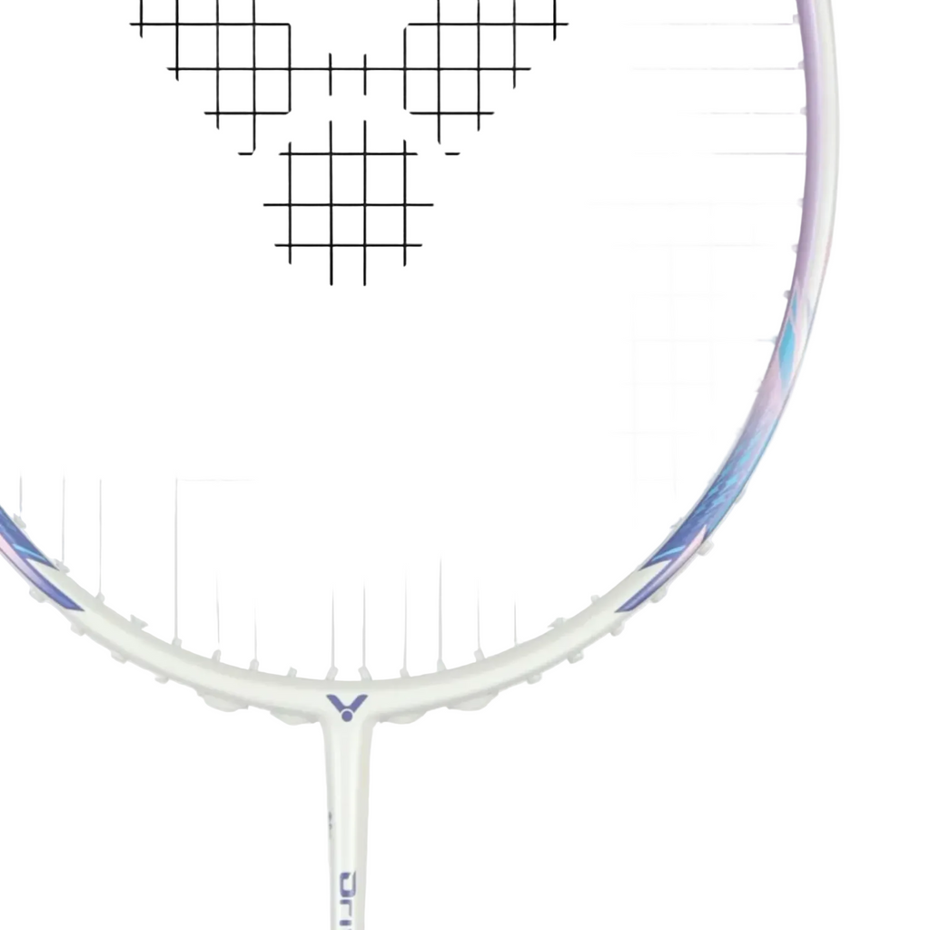 VICTOR DriveX 7SP Strung badminton racket [Lunar White] - Yumo Pro Shop ...