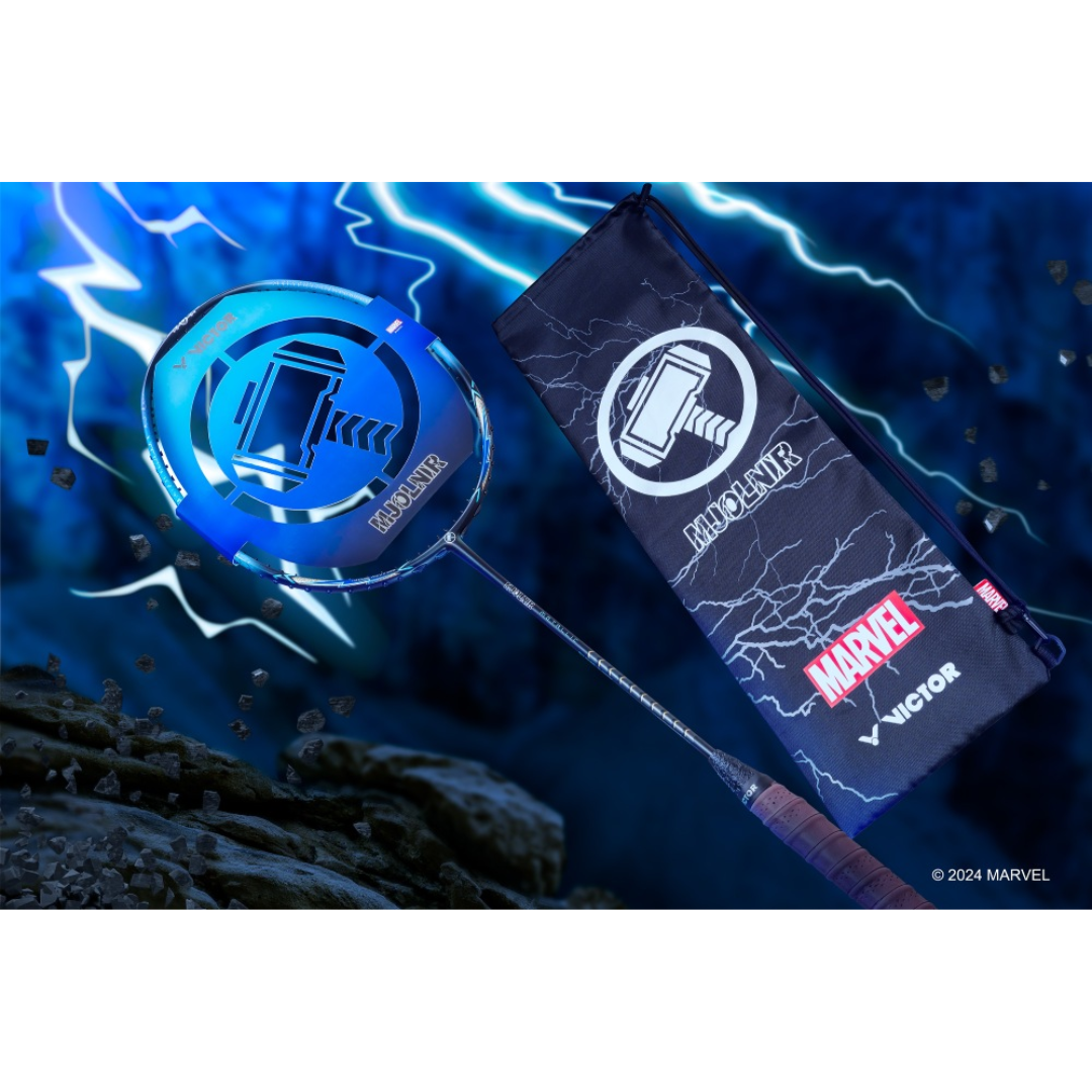 Victor Racket Avengers Victor Mjolnir Metallic Limited Racket - Yumo Pro Shop – Yumo Pro Shop ...