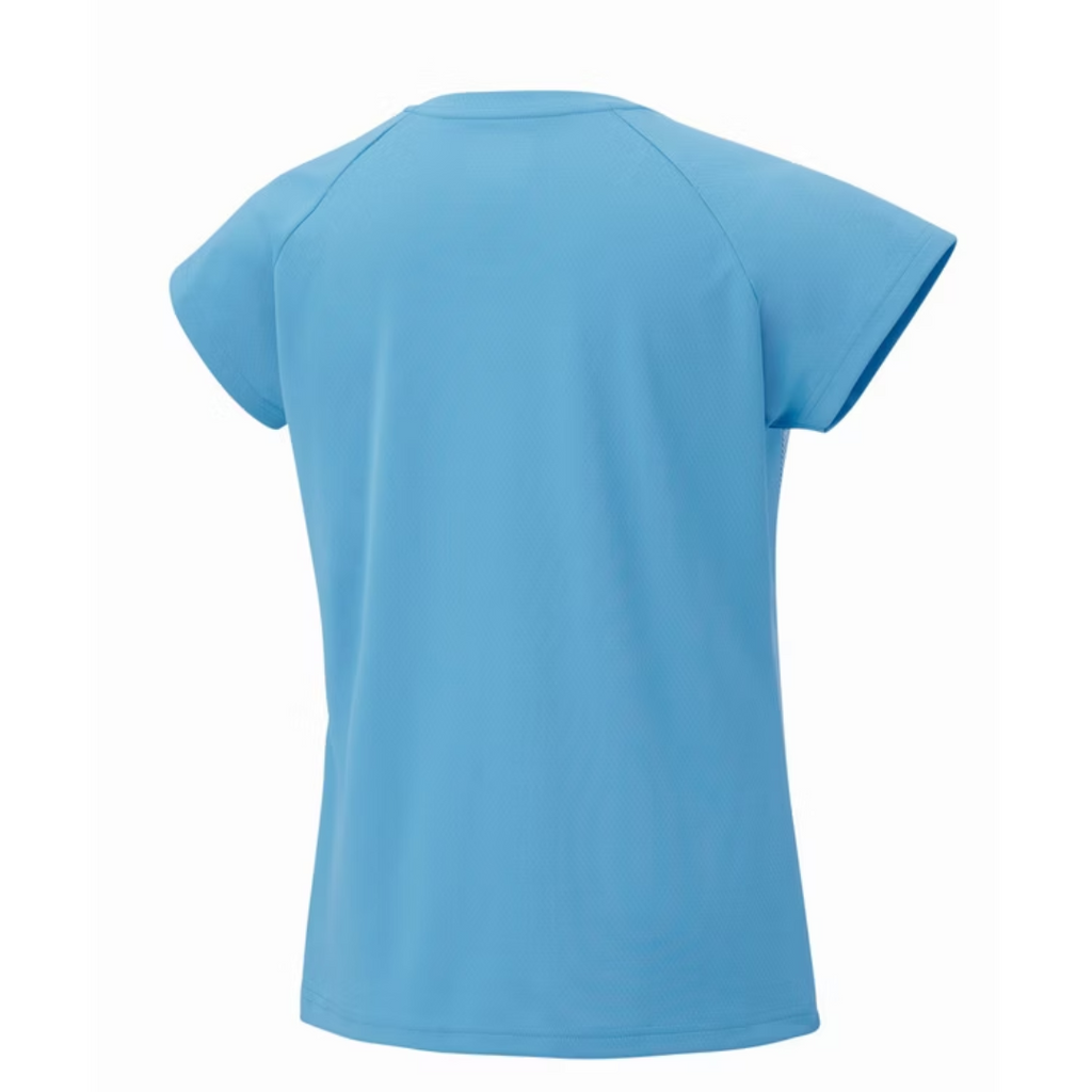 Yonex_16699_Powder_Blue_Womens_Crew_Neck_Shirt_back_YumoProShop