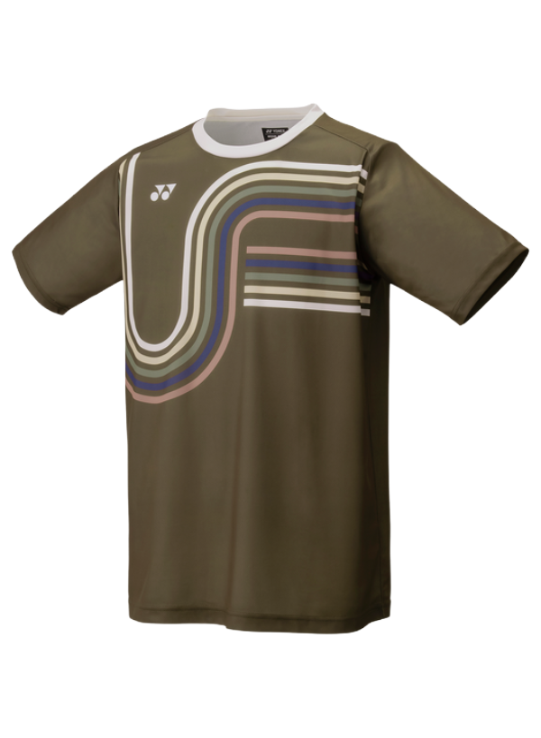 Yonex_16747_Oil_Brown_Unisex_Shirt_F_YumoProShop_0