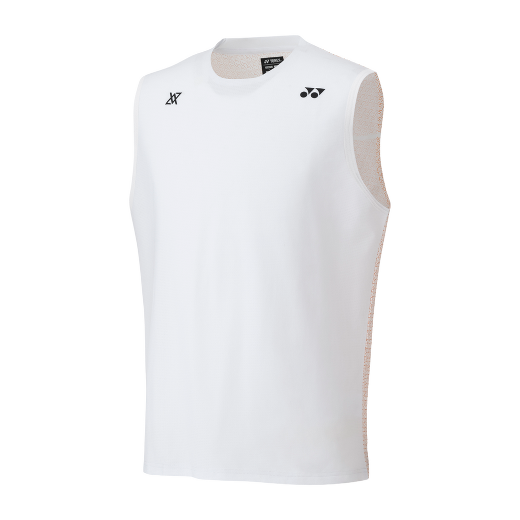 Yonex_16823_Viktor_Axelsen_White_Sleeveless_YumoProShop