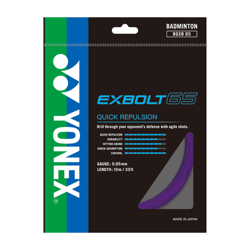 Yonex_EXBOLT65_Purple_Badminton_String_YumoProShop