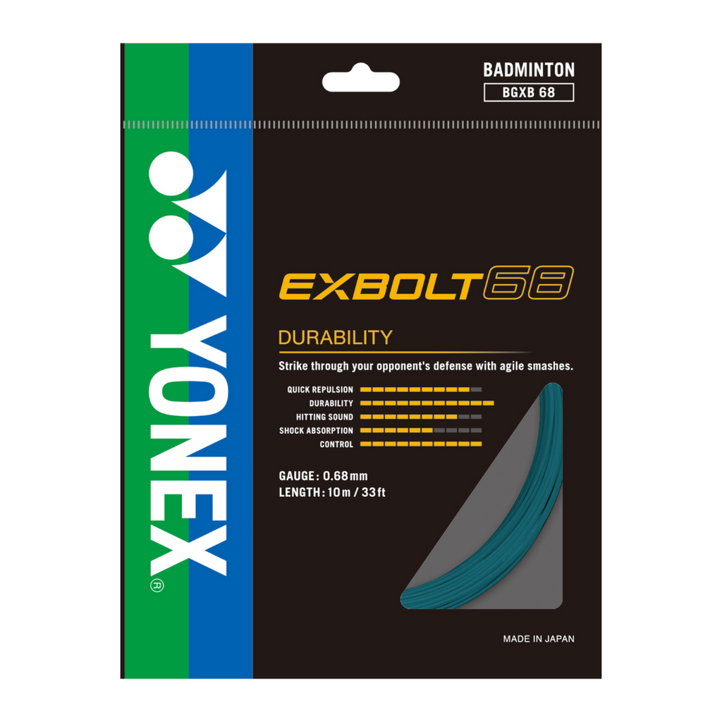 Yonex_EXBOLT68_Turquoise_Badminton_String_YumoProShop