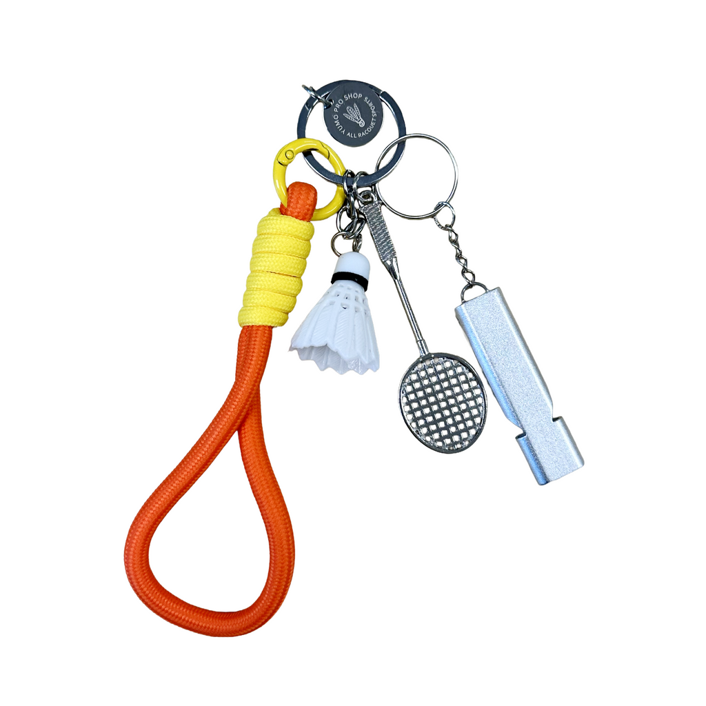 Yumo_badminton_keyring_Orange_YumoProShop