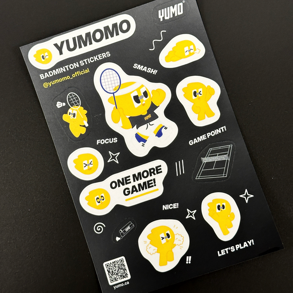 Yumomo Edition - Badminton Sticker Sheet