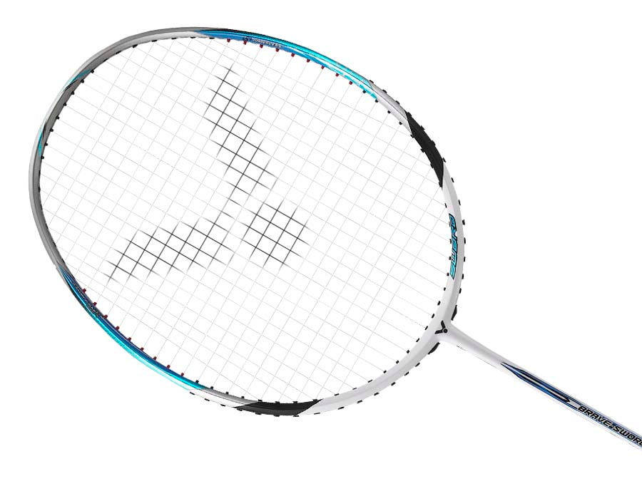 Victor Brave Sword 12L Unstrung Badminton Racket [White]