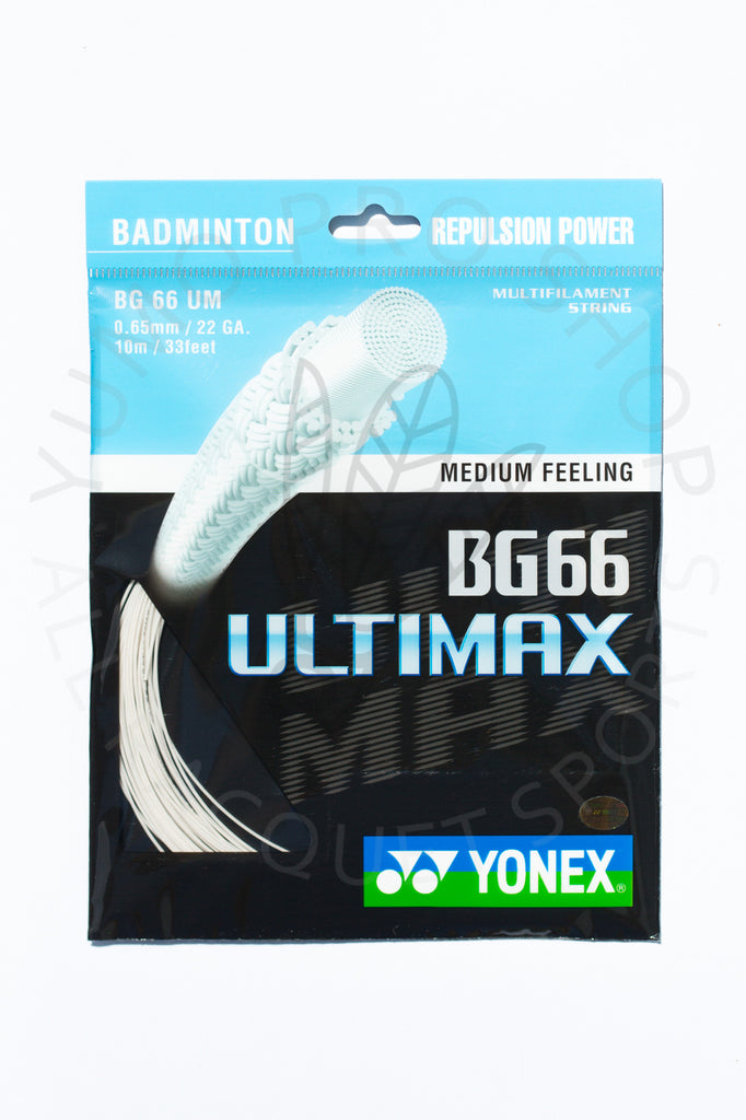 Yonex BG 66UM (Ultimax) Badminton String - Yumo Pro Shop - Racquet Sports Online Store