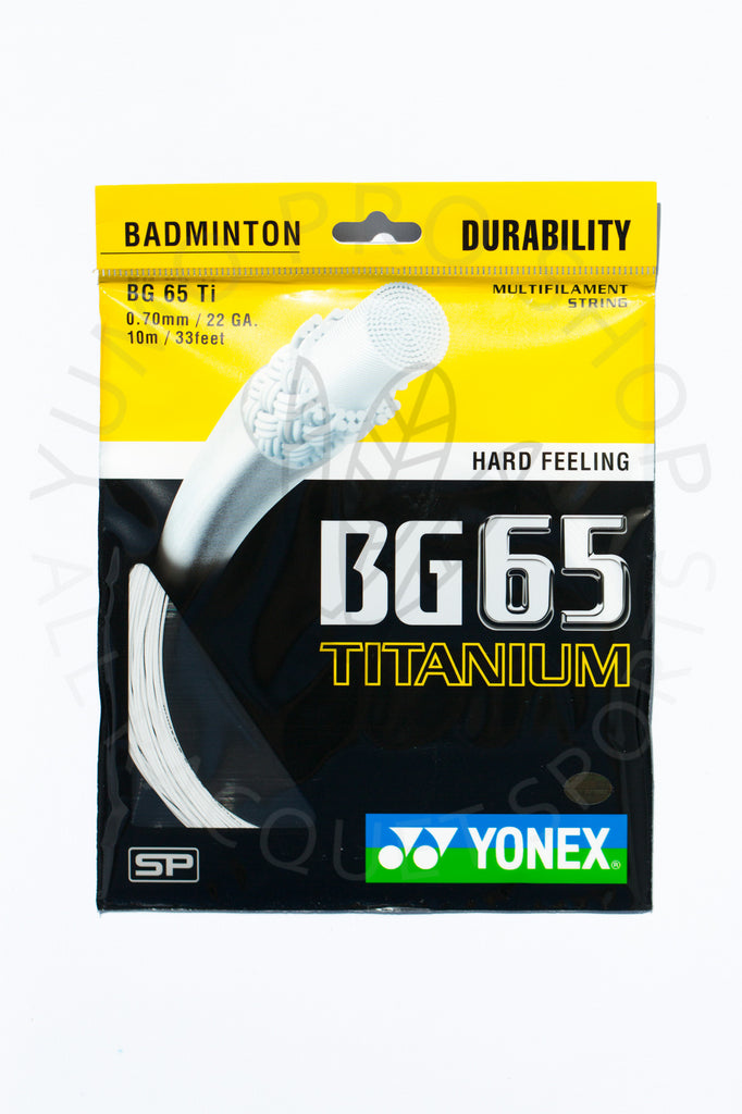 Yonex BG 65 Ti Badminton String - Yumo Pro Shop - Racquet Sports Online Store