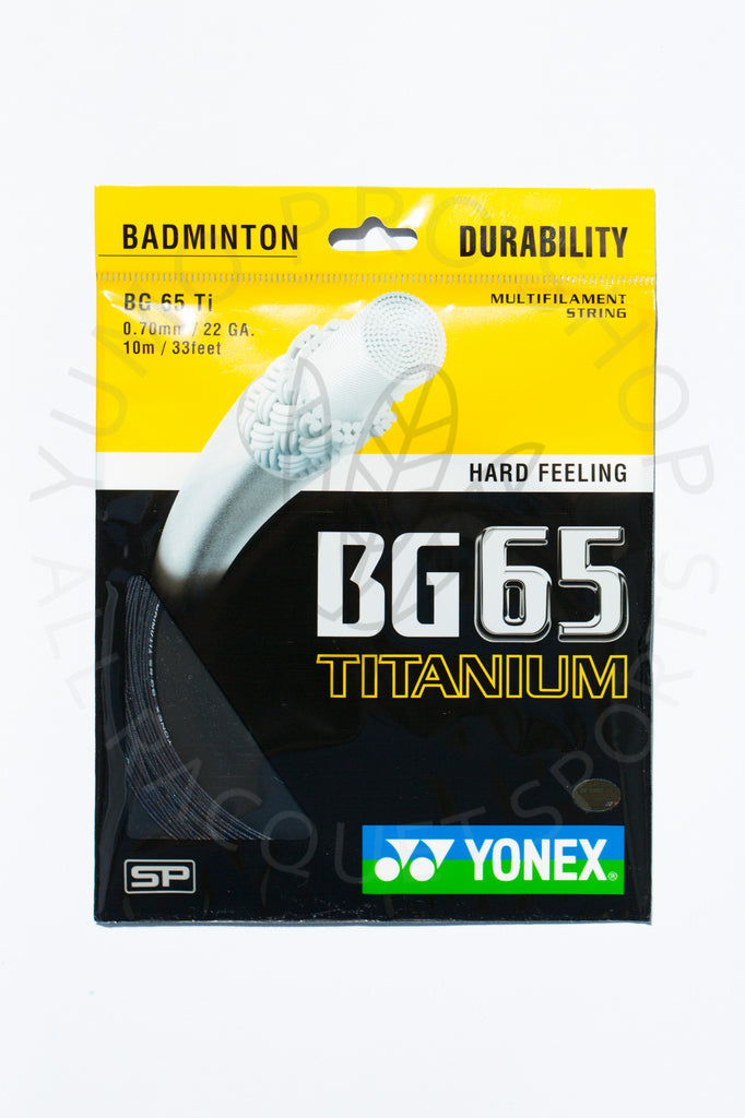 Yonex BG 65 Ti Badminton String - Yumo Pro Shop - Racquet Sports Online Store