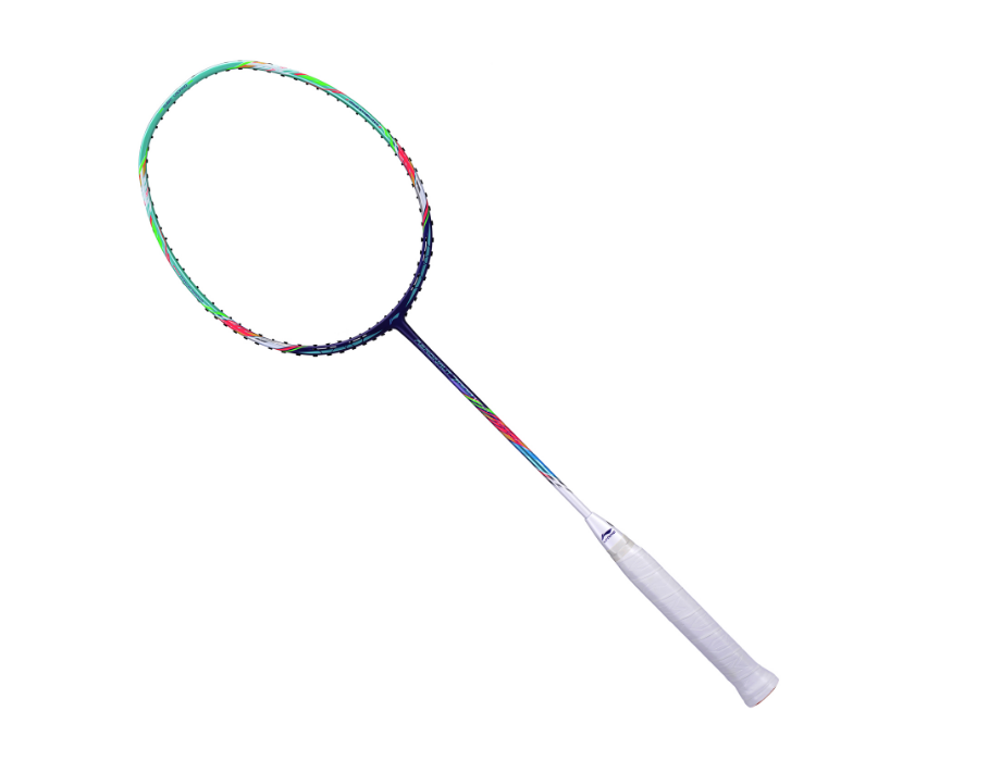 Li Ning Aeronaut 7000I Unstrung badminton Racket (Purple/Green) [AYPP028]