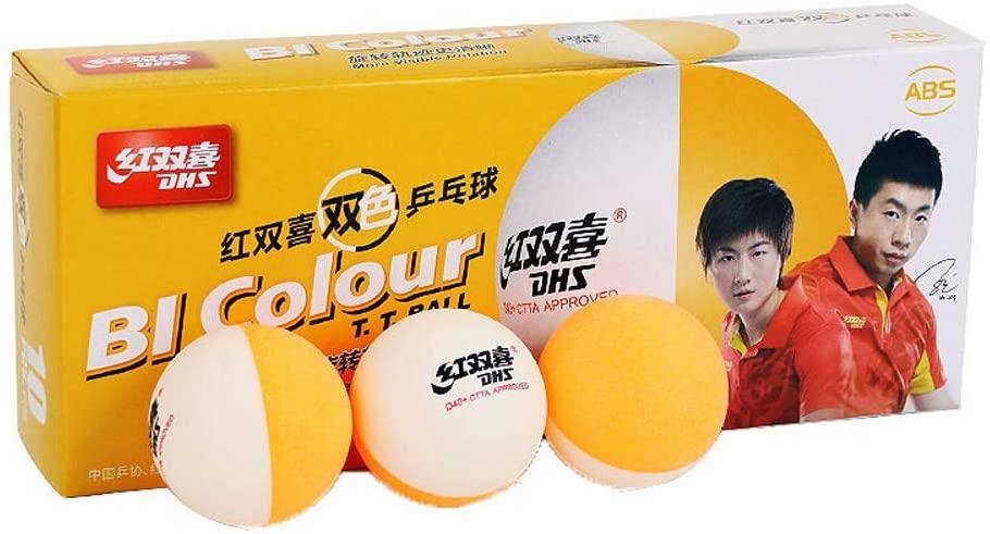 DHS D40+ Bi-Color Ball Table Tennis BallsDHS - Yumo Pro Shop - Racquet Sports online store