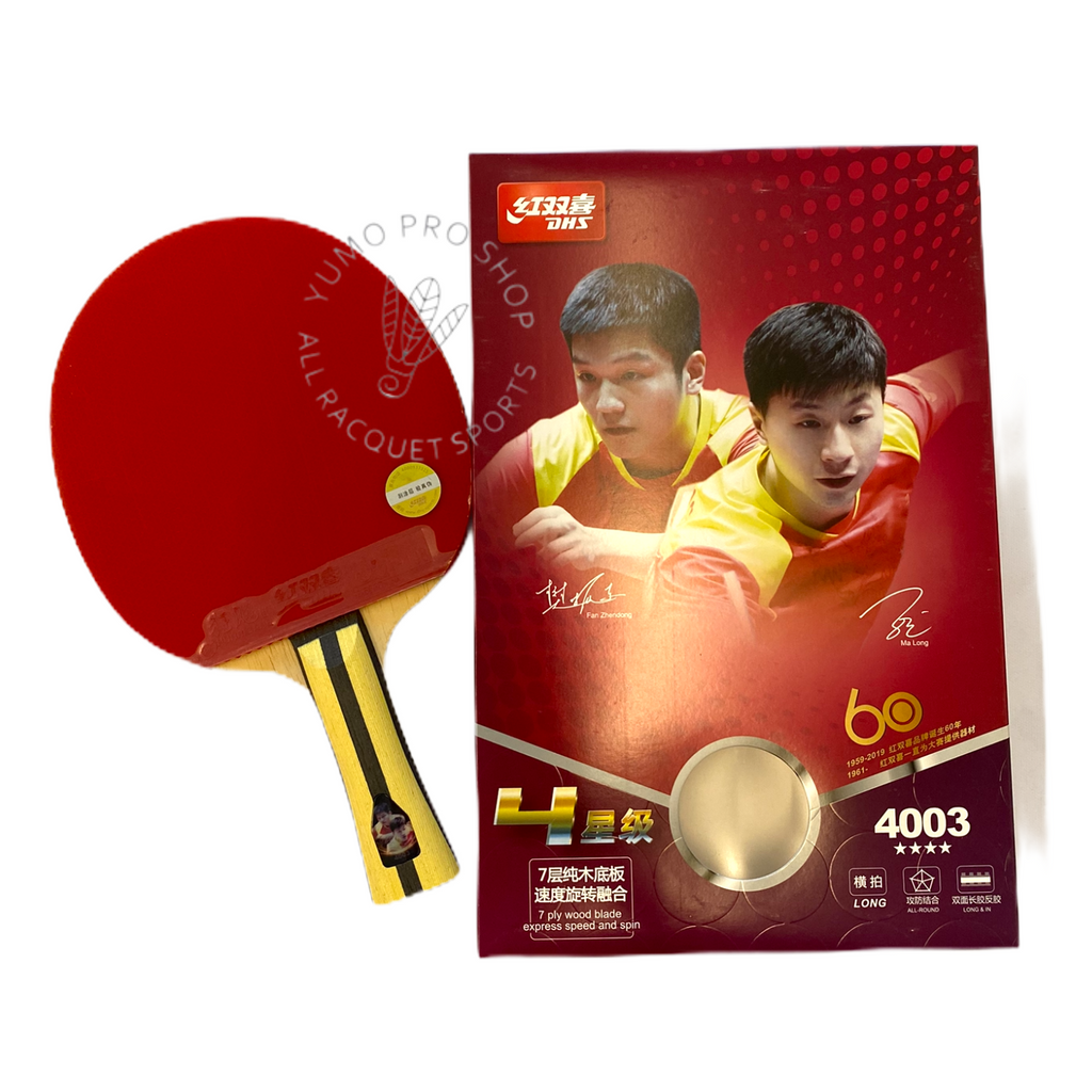 DHS T4003 Shakehand (FL) Long pips Racket Table Tennis RacquetDHS - Yumo Pro Shop - Racquet Sports online store