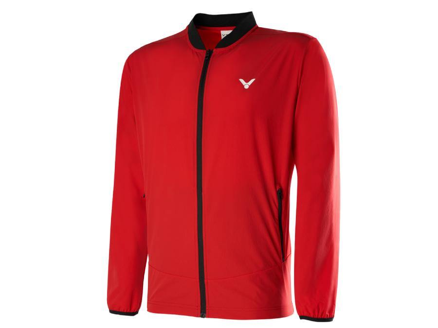 Victor J-00607D Track Jacket [Red] ClothingVictor - Yumo Pro Shop - Racquet Sports online store