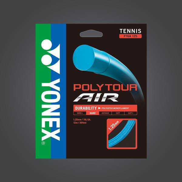 Yonex Polytour Air 125 1.25mm 16L Tennis Strings Hard Feeling