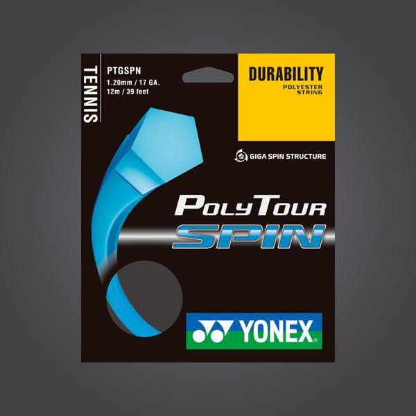 Yonex Polytour Spin 120 17G Tennis Strings Durable 