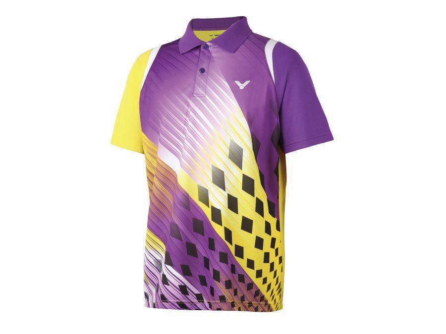 Victor S-4701E Unisex Collar T-Shirt ClothingVictor - Yumo Pro Shop - Racquet Sports online store