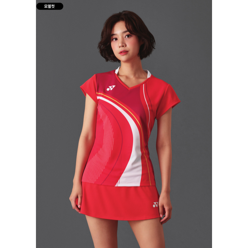 Yonex 20472EX Women's Game Shirt [Red] ClothingYonex - Yumo Pro Shop - Racquet Sports online store