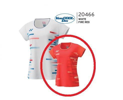 Yonex 20466EX Women's Game Shirt [Fire Red] SaleYonex - Yumo Pro Shop - Racquet Sports online store