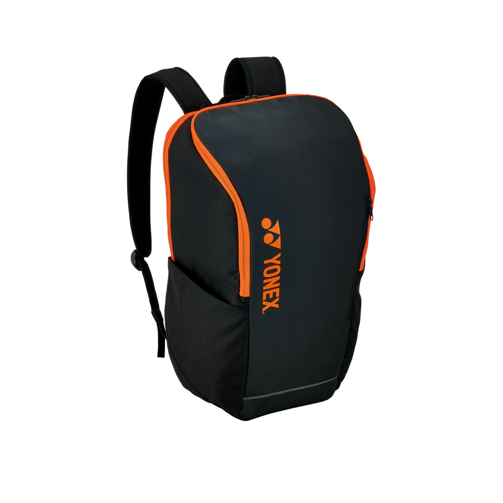 Yonex_Bag42312S_Black_orange_racket_Small_backpack_YumoProShop