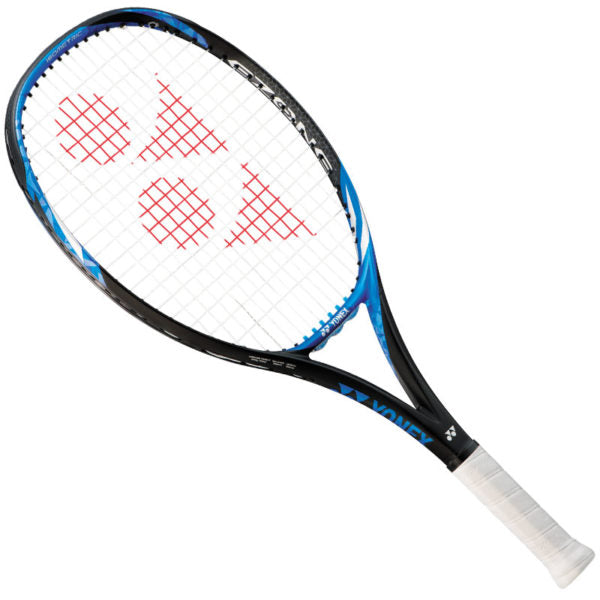 Yonex Ezone 25 Strung Tennis Racket [Black/Blue] - Yumo Pro Shop