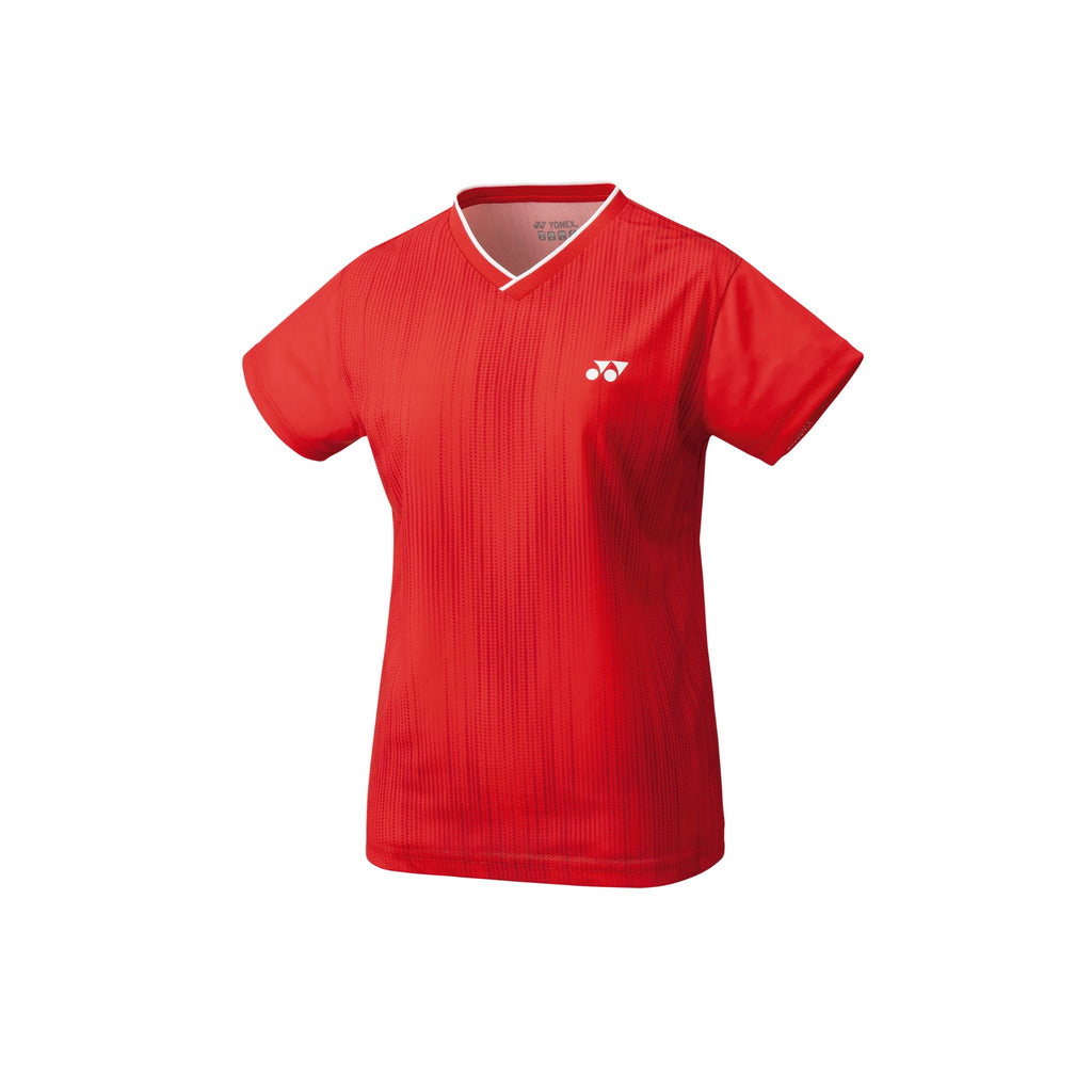 Yonex_YW0026_Team_Women_Red_Crew_Neck_Badminton_shirt_YumoProShop