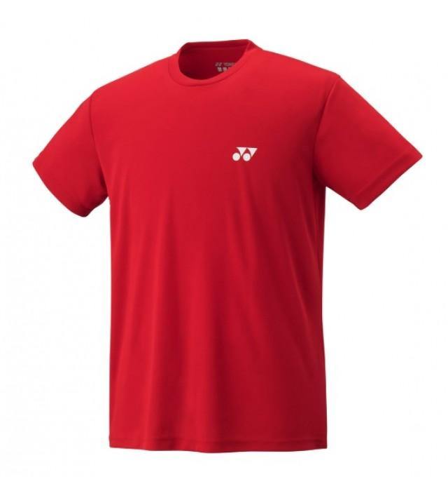 Yonex Plain T-Shirt [Red] ClothingYonex - Yumo Pro Shop - Racquet Sports online store