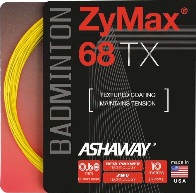 Ashaway ZyMax 68 TX Badminton String StringAshaway - Yumo Pro Shop - Racquet Sports online store