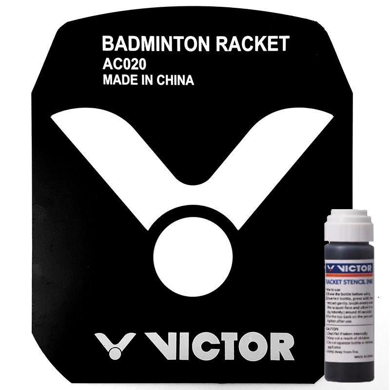 Yumo Pro Shop Victor Badminton Racket Stencil Ink Black