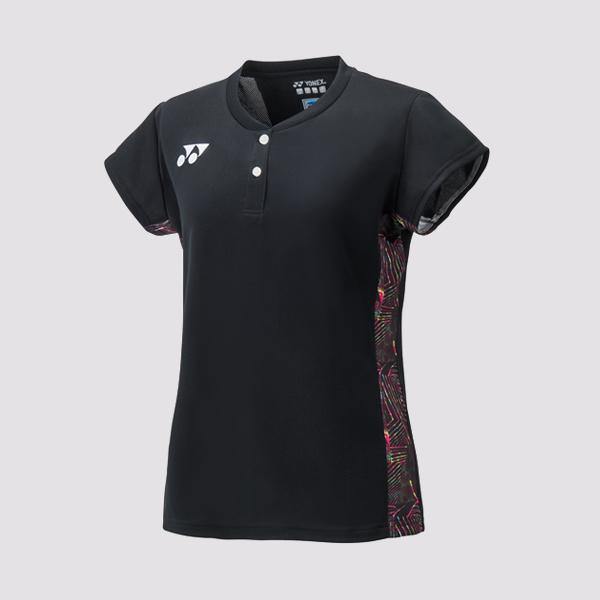 Yumo Pro Shop - Badminton Store Online - Yonex - 20412EX Women's Ladies Cap Sleeve Top Game Shirt - Black
