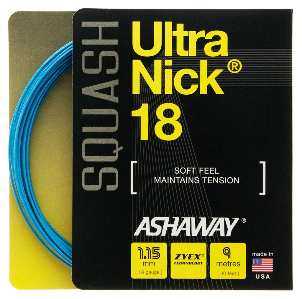 Ashaway Ultra Nick 18 - Blue StringAshaway - Yumo Pro Shop - Racquet Sports online store