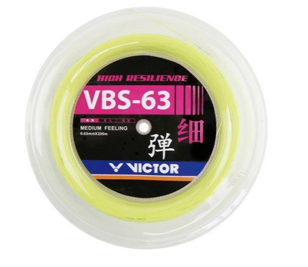Victor VBS-63 Badminton String 200M Reel StringVictor - Yumo Pro Shop - Racquet Sports online store