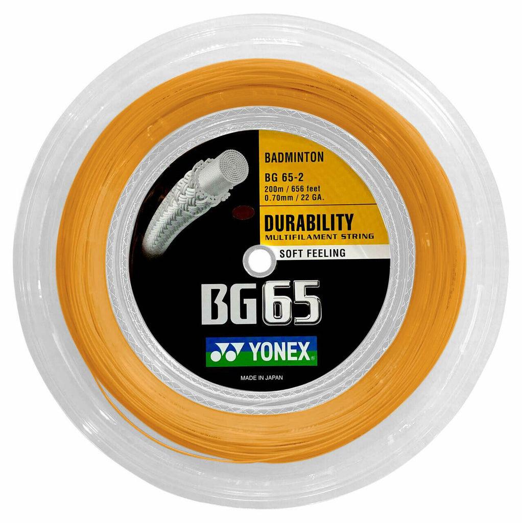 Yonex BG65 - 200m Reel - Yumo Pro Shop - Racquet Sports Online Store